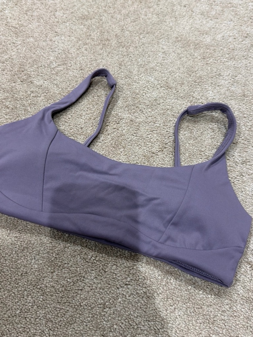 Crop Shop Boutique Lavender Bralette with Adjustable Straps